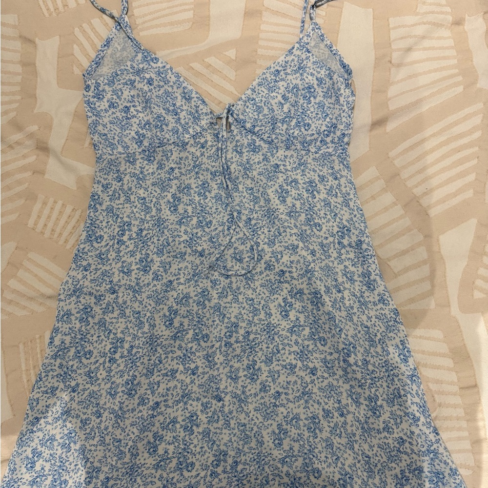 RESA Blue and White Floral Dress